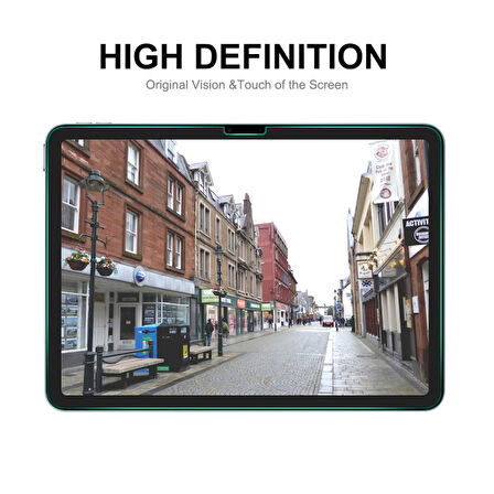 Apple iPad Pro 11 inç 2025 M5 (A3357-A3358) ile Uyumlu Temperli Kırılmaz Cam Ekran Koruyucu