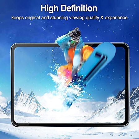 Apple iPad Pro 13 inç 2025 M5 (A3360-A3361) ile Uyumlu Temperli Kırılmaz Cam Ekran Koruyucu