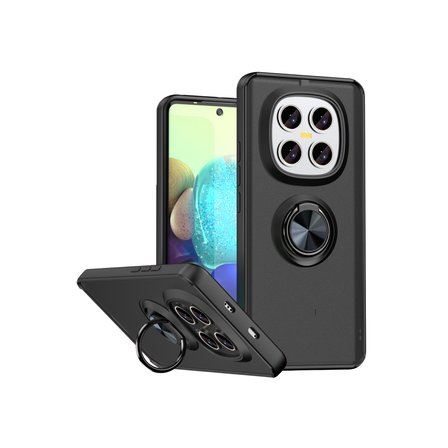 Xiaomi Redmi Note 15 Pro 4G ile Uyumlu Arkası Mat Şeffaf Yüzüklü Tasarım Telefon Kılıfı Kapak