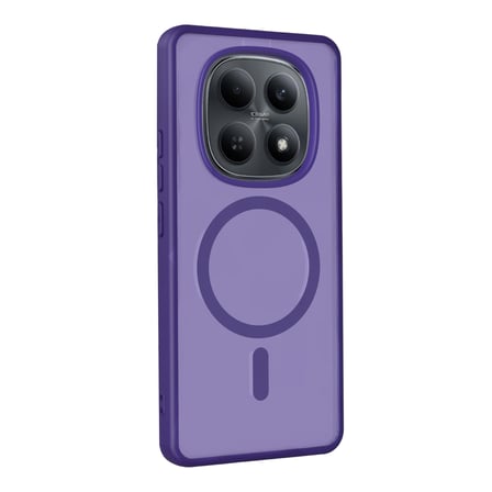 Xiaomi Redmi Note 15 Pro 4G İle Uyumlu Kılıf Magsafe Şarj Özellikli Mat Arka Yüzeyli Kapak