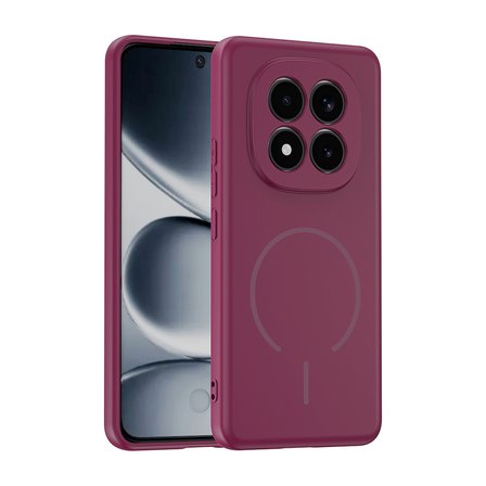 Xiaomi Redmi Note 15 Pro 4G Uyumlu Kılıf Yumuşak Dokulu M-Safe Elden Kaymaz Telefon Kılıfı Kapak