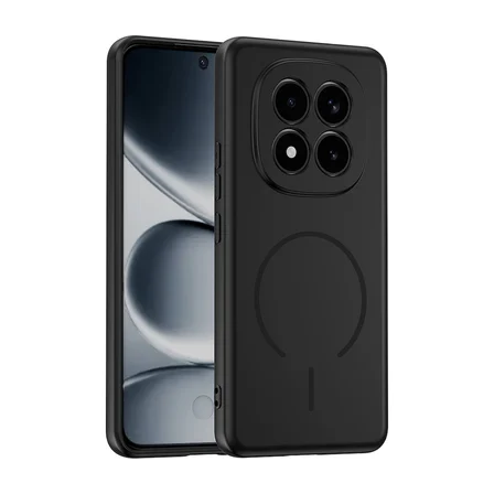 Xiaomi Redmi Note 15 Pro 4G Uyumlu Kılıf Yumuşak Dokulu M-Safe Elden Kaymaz Telefon Kılıfı Kapak