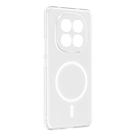 Xiaomi Redmi Note 15 Pro 4G ile Uyumlu Şeffaf Kamera Korumalı Magsafe Sert PC Telefon Kılıfı Kapak