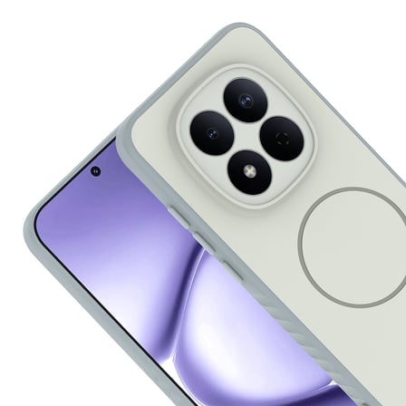 Xiaomi Redmi Note 15 Pro 4G ile Uyumlu Kılıf M-Safe Kaymaz Yüzey Darbe Önleyici Telefon Kılıfı Kapak