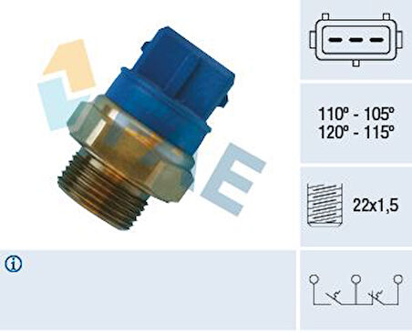 RADYATÖR FAN MÜŞÜRÜ OPEL VECTRA B 1996-2002 KLİMALI 90506499 1341043
