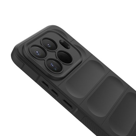 Xiaomi Mi 15T Pro Uyumlu Kılıf Esnek Tpu Oyuklu Arka Yüzey Tasarımlı Silikon Kapak