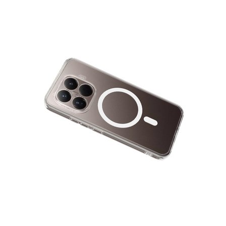 Xiaomi Mi 15T Pro ile Uyumlu Kılıf Şeffaf Kamera Korumalı Magsafe Sert Pc Telefon Kılıfı Kapak