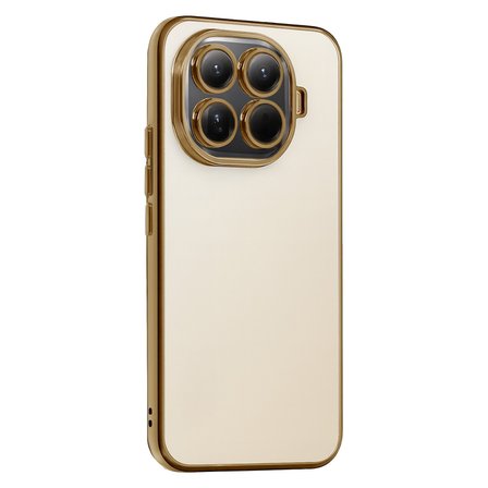 Xiaomi Mi 15T Pro Uyumlu Kılıf Renkli Çerçeve Şeffaf Yüzey Lens Korumalı Kılıf ve Kapak