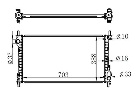 MOTOR SU RADYATORU CONNECT 1.8TDCI 75PS 90PS 110PS 2002KLIMALI 2 SIRA AL PL BRAZING 4T168005GA 8T168005BB 1365996