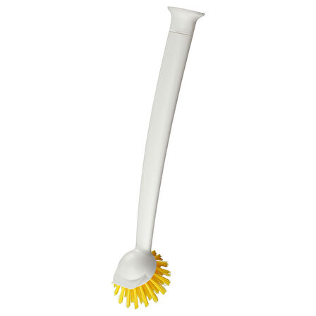 Bulaşık fırçası, parlak sarı-kırık beyaz, 29 cm