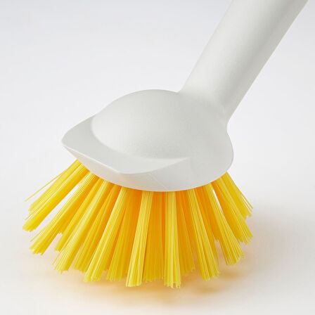 Bulaşık fırçası, parlak sarı-kırık beyaz, 29 cm
