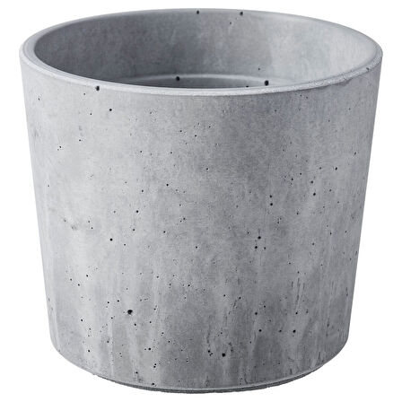 Beton saksı, açık gri, 9 cm, iç/dış mekan