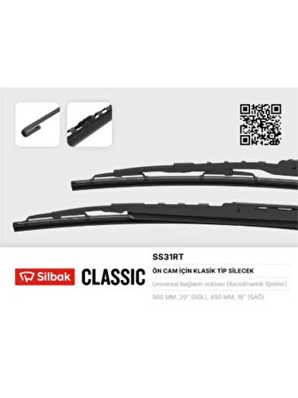 SILECEK SUPURGESI 500 / 450mm RUZGARLIKLI SAXO P106 CIVIC 91 01 COROLLA 97 00 CORSA C