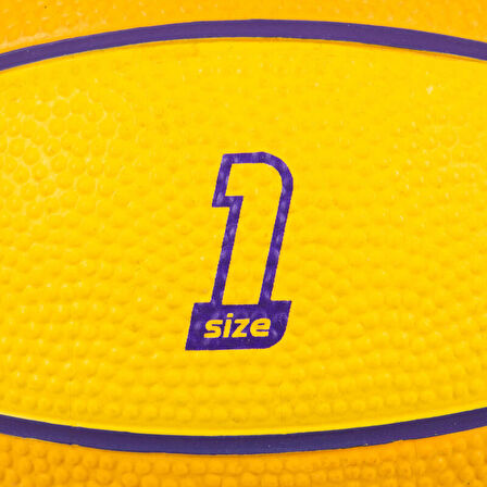 Çocuk Mini Basketbol Topu - Sarı - 1 Numara - K100