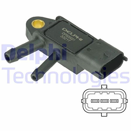DPF SENSOR VOLVO C30 2010-2015 C70 2010-2013 S40 2 2010-2012 S60 2 2010-2014 S80 2 2010 550 2010-2012 31370160 31293659