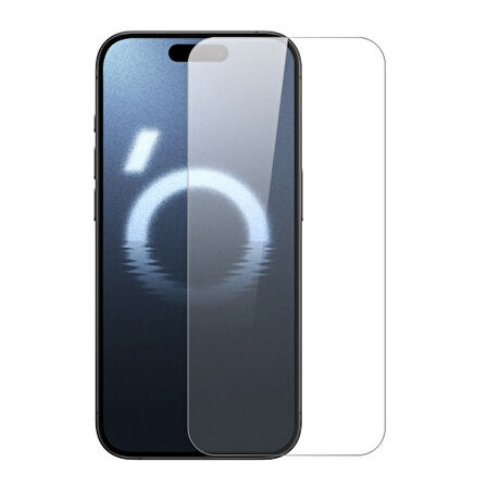 Apple iPhone 16 Pro Max ile Uyumlu Ekran Koruyucu Şeffaf Temperli Kırılmaz Cam Ekran Koruyucu