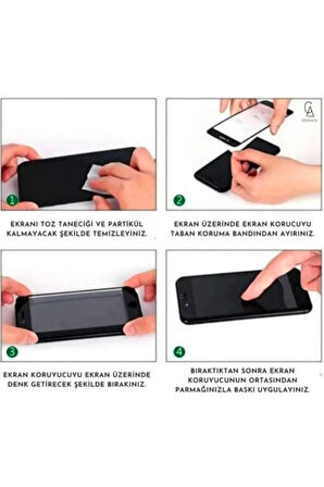 Samsung Galaxy A56 ile Uyumlu Ekran Koruyucu Şeffaf Temperli Kırılmaz Cam Ekran Koruyucu 3 Adet