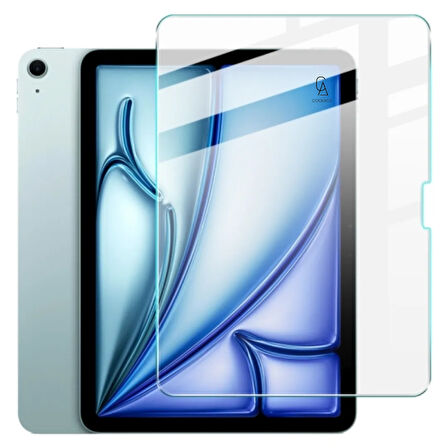 iPad Air 11 2025 M3 (A3266-A3267) ile Uyumlu Temperli Kırılmaz Cam Ekran Koruyucu