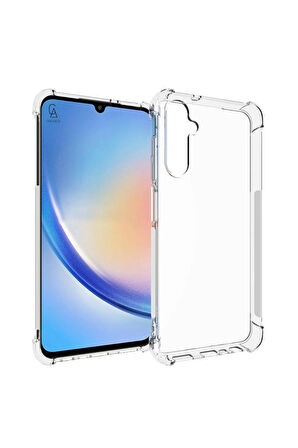 Samsung Galaxy A05S Uyumlu Köşe Dolgulu Anti Shock Telefon Kılıfı ve Hayalet Privacy Ekran Koruyucu