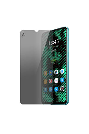 Samsung Galaxy A05S Uyumlu Köşe Dolgulu Anti Shock Telefon Kılıfı ve Hayalet Privacy Ekran Koruyucu