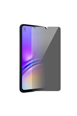 Samsung Galaxy A15 Uyumlu Köşe Dolgulu Anti Shock Telefon Kılıfı ve Hayalet Privacy Ekran Koruyucu