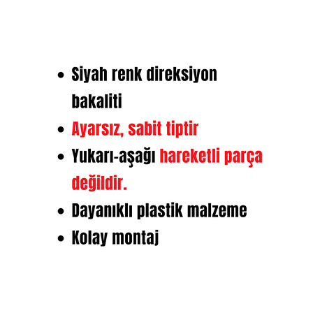 Vectra B Direksiyon Bakaliti (Ayarsız – Sabit Tip) 90495545