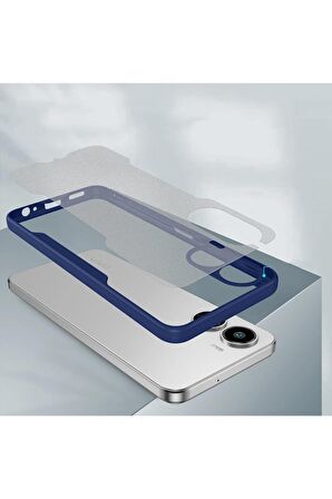 Vivo Y16 Ile Uyumlu Kılıf Pastel Renki Şeffaf Ultra Ince Hafif Telefon Kılıfı Kapak