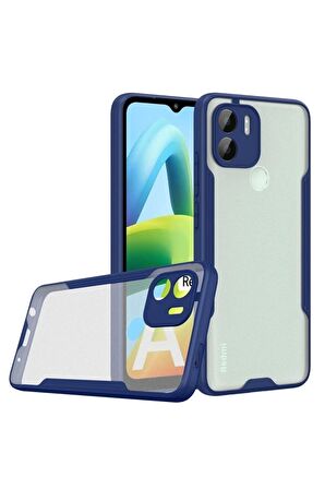 Xiaomi Redmi A1 Ile Uyumlu Kılıf Pastel Renki Şeffaf Ultra Ince Hafif Telefon Kılıfı Kapak