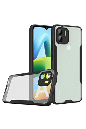 Xiaomi Redmi A1 Ile Uyumlu Kılıf Pastel Renki Şeffaf Ultra Ince Hafif Telefon Kılıfı Kapak