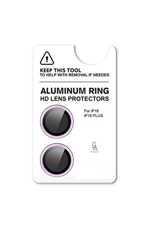 Apple iPhone 16 ile Uyumlu Safir Damla Tekli Kamera Lens Koruyucu