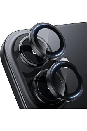 Apple iPhone 16 ile Uyumlu Safir Damla Tekli Kamera Lens Koruyucu