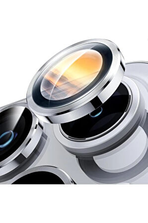Apple iPhone 16 Pro Max ile Uyumlu Safir Damla Tekli Kamera Lens Koruyucu