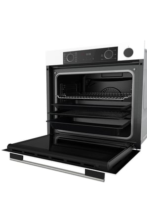 Xe64cb Steamart&fryart Serisi Buharlı Pişirme Beyaz Ankastre Fırın (0+10 Konum)
