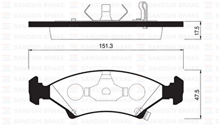 ÖN BALATA SEPHIA 1.51 165-1.81 165 1996-1998 GDB3224-GDB3096 OK2Y33323Z WVA23384 WVA23385