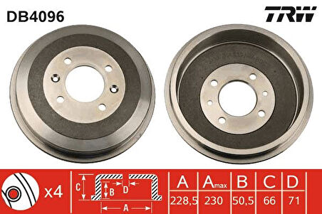 ARKA KAMPANA P306-P406 ABS Lİ-PARTNER-BERLINGO 1996 4247 24