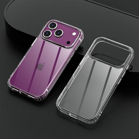 Apple iPhone 18 Pro Max ile Uyumlu Kılıf Şeffaf Esnek Silikon Telefon Kılıfı Kapak