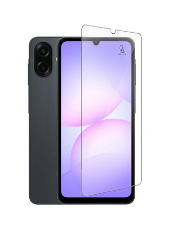 Samsung Galaxy A07 ile Uyumlu Kılıf Soft Yumuşak Telefon Kılıfı ve Temperli Cam Ekran Koruyucu