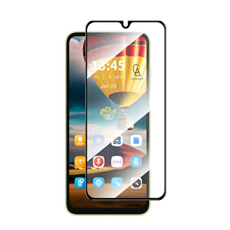 Samsung Galaxy A16 ile Uyumlu Telefon Kılıfı ve Tam Kaplayan Seramik Ekran Koruyucu