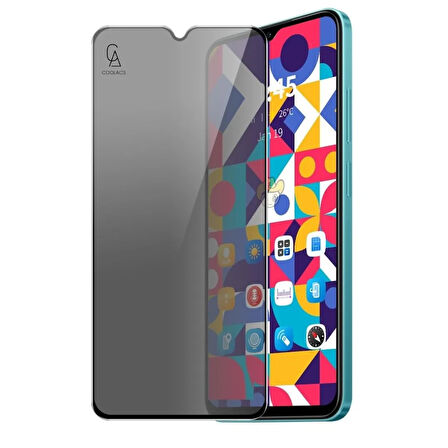 Samsung Galaxy A16 Ile Uyumlu Soft Yumuşak Telefon Kılıfı ve Hayalet Privacy Ekran Koruyucu Seti