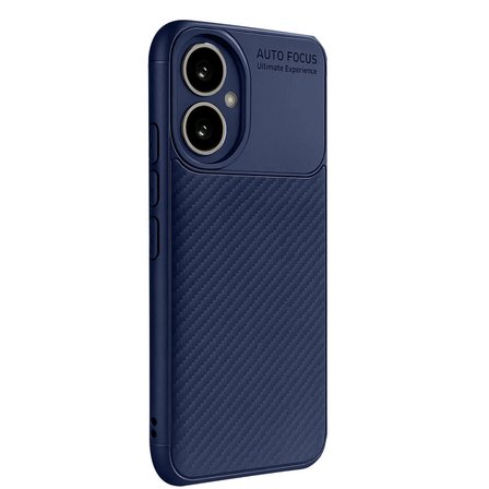 Honor 400 Uyumlu Kılıf Karbon Tasarım Kamera Korumalı Silikon Telefon Kılıfı Kapak