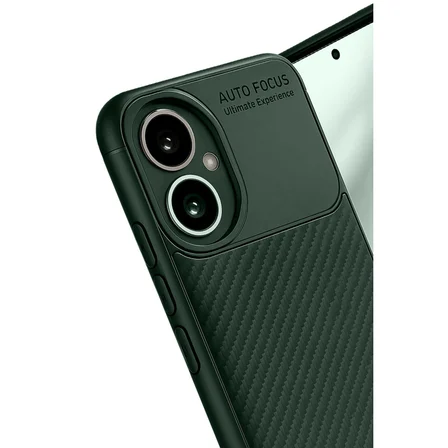 Honor 400 Uyumlu Kılıf Karbon Tasarım Kamera Korumalı Silikon Telefon Kılıfı Kapak