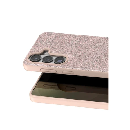 Samsung Galaxy S26 Plus Uyumlu Parlak Simli Taşlı Premium Kalite Kadın Telefon Kılıfı Kapak