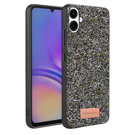 Samsung Galaxy A07 Uyumlu Parlak Simli Taşlı Premium Kalite Kadın Telefon Kılıfı Kapak