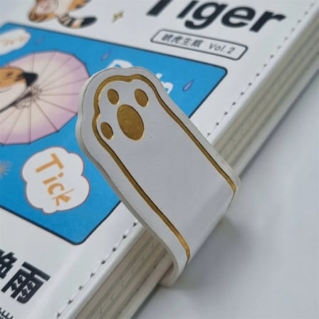 BakGelAl Sevimli Kaplan Tasarımlı Lucky Tiger Manyetik Klipsli Hediyelik Defter ve Günlük