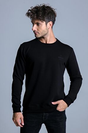 New Age Baskılı Düz Sweat MAR ÖR300