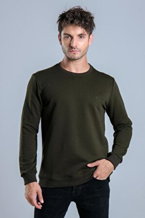 New Age Baskılı Düz Sweat MAR ÖR300