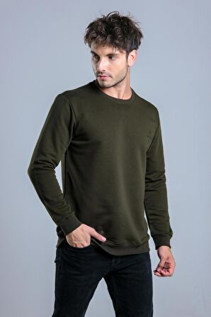 New Age Baskılı Düz Sweat MAR ÖR300