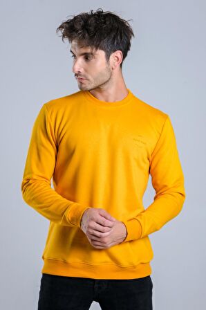 New Age Baskılı Düz Sweat MAR ÖR300