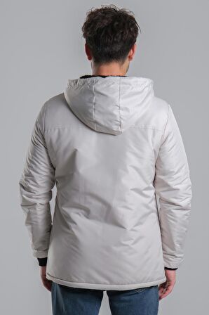 Stil Kombin Çift Göğüs Fermuarlı Su Geçirmez Şişme Mont PLDP 2941