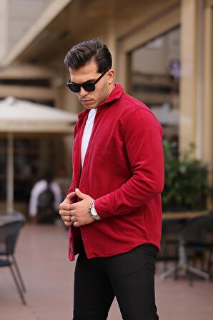 Oversize Düz Polar Gömlek XC U 200